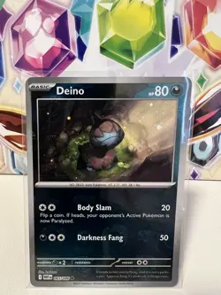 Deino 065/086 Master Ball Reverse Common - Pokemon TCG White Flare - NM - Image 2