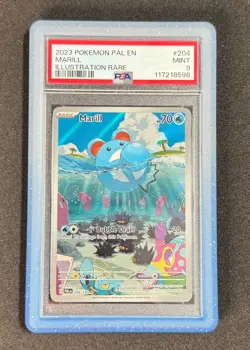 PSA 9 Pokemon TCG 2023 Paldea Evolved #204/193 Marill Illustration Rare Mint - Image 1
