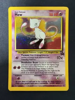 Pokemon TCG: Wizards Black Star Promos Mew 9 - Image 5