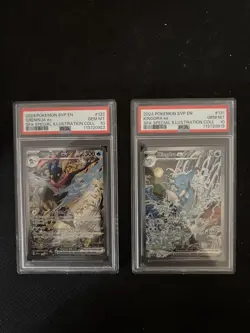 PSA 10 Kingdra ex SVP 131 Greninja SVP 132 SFA SIR Pokemon - Image 1