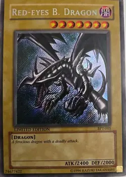 Yugioh Red-Eyes Black Dragon BPT-005 Secret Rare NM - Image 1