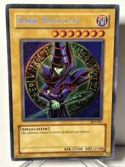(STO) Yugioh Dark Magician BPT-007 Limited Edition Secret Rare Holo - MP-HP - Image 1