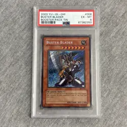 2003 Yu-Gi-Oh! Buster Blader BPT-008 Secret Rare PSA 6 - Image 1