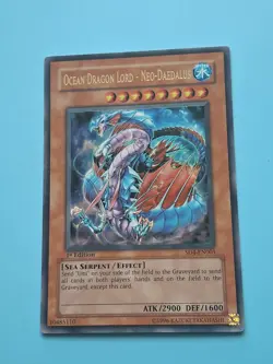 Yugioh - Ocean Dragon Lord - Neo- Dardalus Ultra Rare 1st Edition SD4-EN001 LP - Image 1