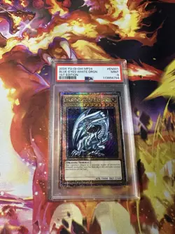 Yu-Gi-Oh Blue-Eyes White Dragon MP24 1st Edition PSA 9 Mint - Image 1