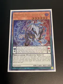 1X MYTHICAL BEAST JACKAL KING EXFO-EN026 ULTRA 1ST NEAR MINT YUGIOH - Image 1