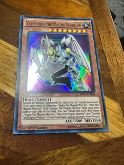 Valkyrion the Magna Warrior YGLD-ENB01 1st Edition Ultra Rare PL + BONUS - Image 1