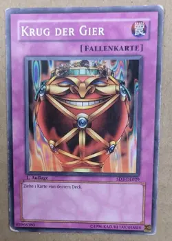 Yu-Gi-Oh Krug der Gier SD3-DE029 1. Auflage - Image 1