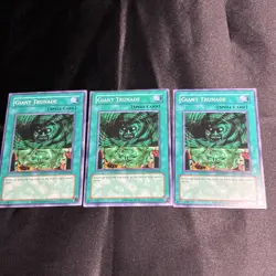 Yugioh 3x Giant Trunade RP01-EN058 Common Retro Pack Reprint TCG Playset English - Image 1