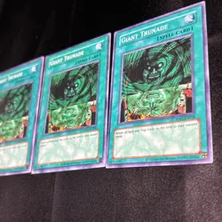Yugioh 3x Giant Trunade RP01-EN058 Common Retro Pack Reprint TCG Playset English - Image 2
