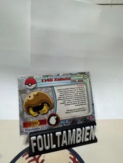 2000 Topps Pokemon TV Animation Edition Kabuto Foil Card - Image 2