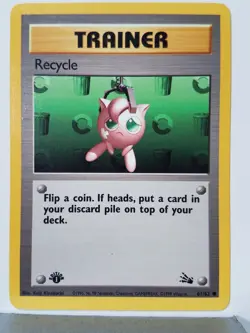 Recycle 61/62 - NM - 1ST EDITION Fossil Pokemon Card - $2 Combined Shipping - Image 1