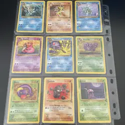 🔥Complete Common Uncommon Fossil set Pokemon Cards 1999 WOTC🔥 - Image 2