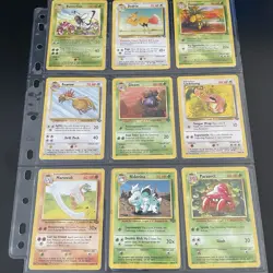 🔥Complete Common Uncommon Jungle set Pokemon Cards 1999 WOTC 🔥 - Image 1