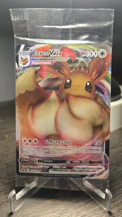 SEALED Eevee VMAX - SWSH087 - Black Star Promo Full Art Pokemon TCG NM - Image 1