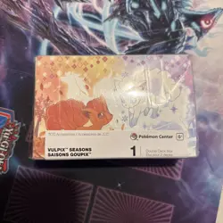 Vulpix Seasons Double Deck Box Pokemon Trading Card TCG Scarlet Violet Nintendo - Image 1