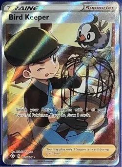 2021 Pokemon SWSH Shining Fates #066 FA Bird Keeper PSA 9 MINT - Image 3