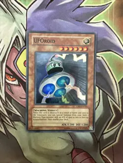 CRV-EN010 Uforoid Super Rare Unlimited Edition NM Yugioh Card - Image 1