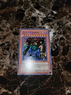 Yugioh Metal Raiders (MRD) Gate Guardian Secret Rare MINT! Great Condition - Image 2