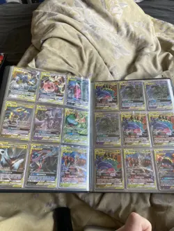 Pokemon Card Job Lot Collection Binder bulk rares holo ex tag team vmax v etc - Image 1