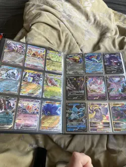 Pokemon Card Job Lot Collection Binder bulk rares holo ex tag team vmax v etc - Image 3