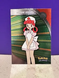 NURSE JOY HV16 HEROES & VILLAINS POKEMON CARD HOLO FOIL 2000 - Image 1