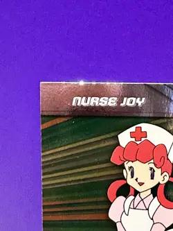 NURSE JOY HV16 HEROES & VILLAINS POKEMON CARD HOLO FOIL 2000 - Image 2