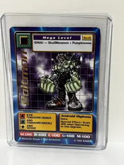 Digimon Card - 1999 Boltmon BO-41 Gold Foil - Bandai Vtg - Image 1