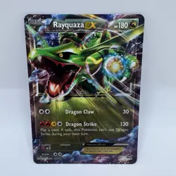 Rayquaza EX XY73 Black Star Promo LP Pokemon Card - Image 1
