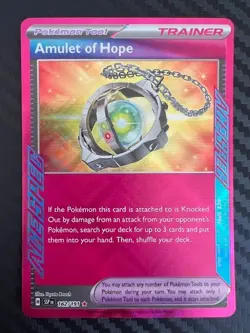 Pokemon TCG Surging Sparks Amulet of Hope 162/191 Ace Spec NM - Image 1