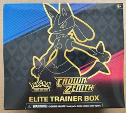 Pokemon TCG Crown Zenith Elite Trainer Box DAMAGED TINY BIT - Image 1