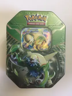 Pokemon 2014 Kalos Power Chesnaught Ex Tin Brand New and Factory Sealed - Image 1