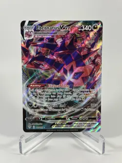 Pokemon TCG Eternatus VMAX Darkness Ablaze 117/189 Holo Ultra Rare Near Mint - Image 1