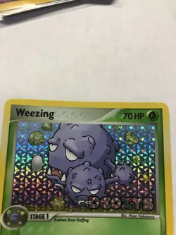 POKEMON EX DEOXYS (2005) REVERSE HOLO WEEZING 51/107 (LP/NM) - Image 3