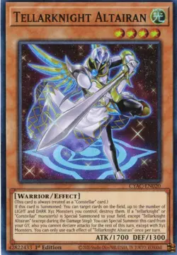 Yu-Gi-Oh! Tellarknight Altairan 1st Ed. CYAC-EN020 Super Rare NM/LP x1 - Image 1