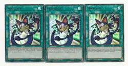 3 MIMICAT YuGiOh SS01-ENV03 SPV03 NM 1st Spanish Mimigato x3 - Image 1