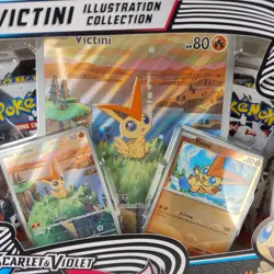 Pokemon Special Victini Card Illustration Collection Box. English, New & Sealed. - Image 2