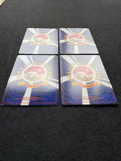 Pikachu set of 4 Old Back Gym,Base set,Neo genesis Pokemon Cards Japanese LP - Image 4