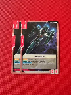2 x Gundam Card Game Vesalius ST04-016 C - Image 1