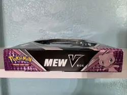 2022 Pokemon MewV Box 4 Booster Packs 1 Oversized Card 1 Foil MewV 1 Foil Mewtwo - Image 3