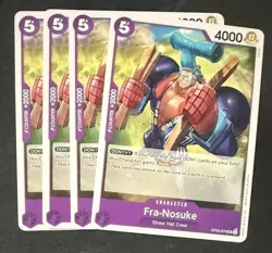 One Piece Card Game PURPLE Monkey.D.Luffy #OP05-070 Fra-Nosuke X4 English - Image 1