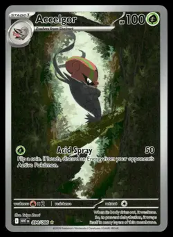 2025 Scarlet & Violet Series - White Flare Accelgor Illustration Rare #94 - Image 1