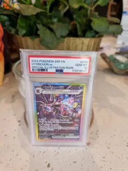 Hydreigon ex 240/191 Pokemon S&V Surging Sparks Special Illustration Rare PSA 10 - Image 1
