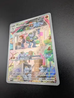 Machoke 177/165 Scarlet & Violet 151 Illustration Rare Near Mint Pokemon Card - Image 4