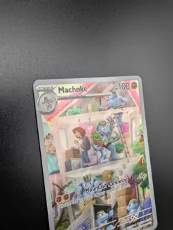Machoke 177/165 Scarlet & Violet 151 Illustration Rare Near Mint Pokemon Card - Image 5