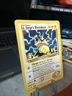 Pokemon TCG Lt. Surge's Electabuzz Gym Heroes 6/132 Holo Unlimited Rare - Image 2