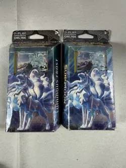 X2 Pokemon Luminous Frost Theme Deck Alolan Ninetales Sun & Moon Burning Shadows - Image 1