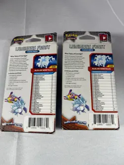 X2 Pokemon Luminous Frost Theme Deck Alolan Ninetales Sun & Moon Burning Shadows - Image 2