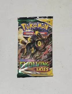 1x Pokemon Evolving Skies Sealed Booster Pack Random Pack Cover Art - Image 1
