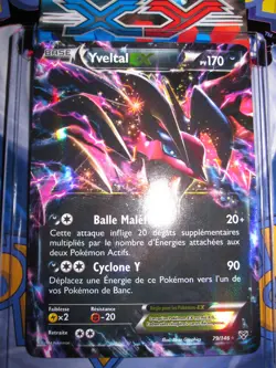 POKEMON NEUVE ★ YVELTAL EX ★ 79/146 FRANCAIS MINT 170 PV CARTE ULTRA RARE - Image 1